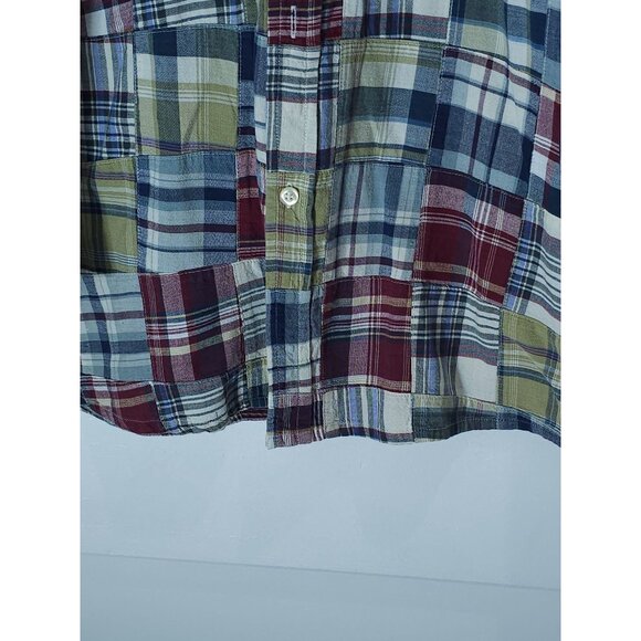 Siegfrieds Vintage Women's XL Plaid Button-Up Shirt Multicolor Cotton - Picture 5 of 15